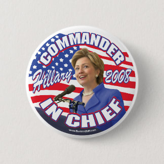 Kommandant - herein - Hauptknopf Hillary 2008 Button