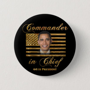 Kommandant - herein - Leiter, Barack Obama Button