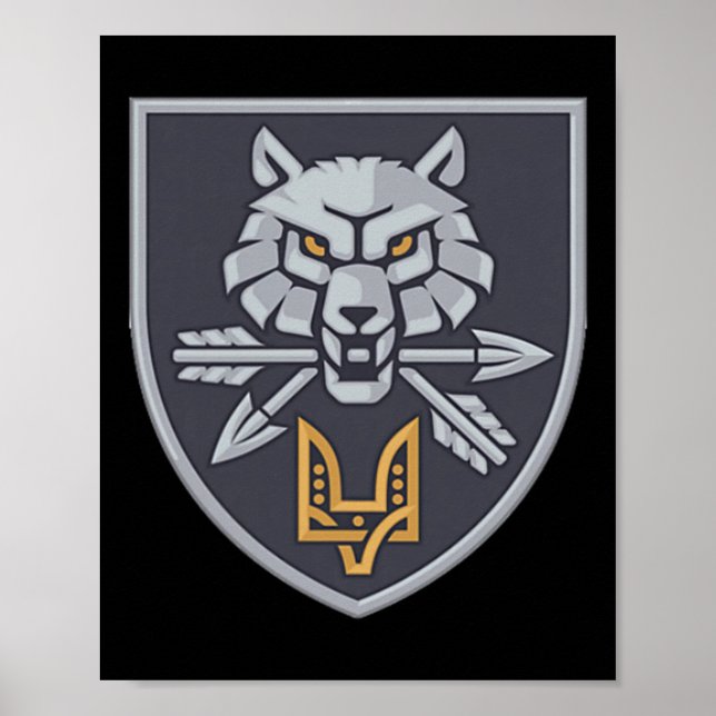 Kommando der Spezialoperationskräfte (Ukraine) V2  Poster (Vorne)