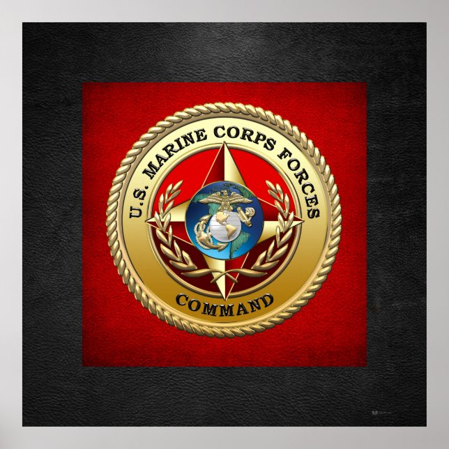 Kommando der US-Marine Corps Forces (MARFORCOM) [3 Poster (Vorne)