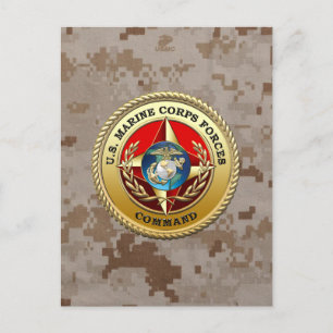 Kommando der US-Marine Corps Forces (MARFORCOM) [3 Postkarte