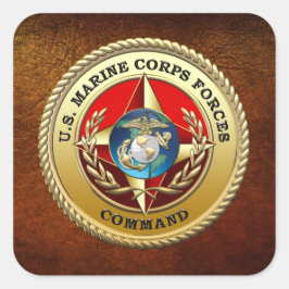 Kommando der US-Marine Corps Forces (MARFORCOM) [3 Quadratischer Aufkleber