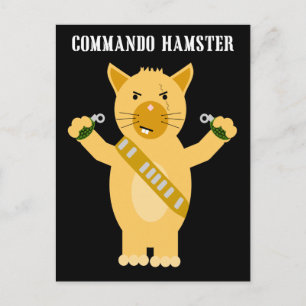 Kommando Hamster Postkarte