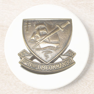 Kommando Kieffer - Abzeichen 1er BFMC Untersetzer