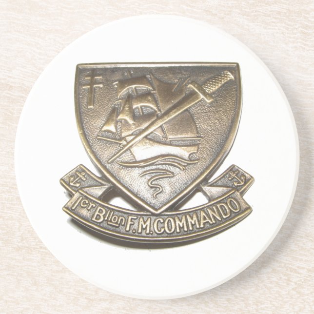 Kommando Kieffer - Abzeichen 1er BFMC Untersetzer (Vorne)