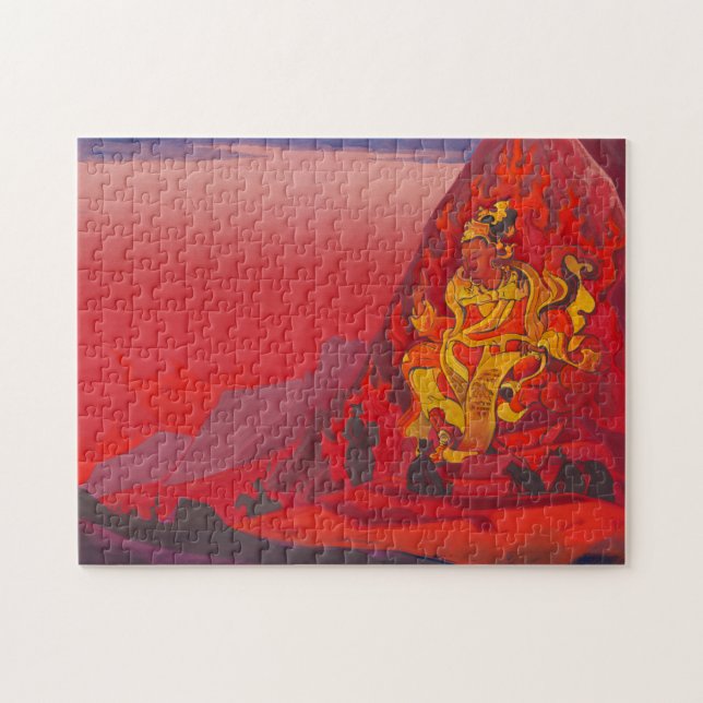 Kommando von Rigden Djapo durch Nicholas Roerich Puzzle (Horizontal)