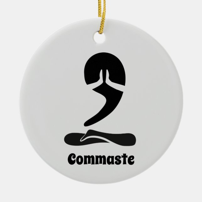 Kommaste Keramik Ornament (Vorne)
