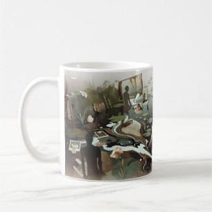 Komme als du bist Surrealer Gedächtnisteich-Becher Kaffeetasse