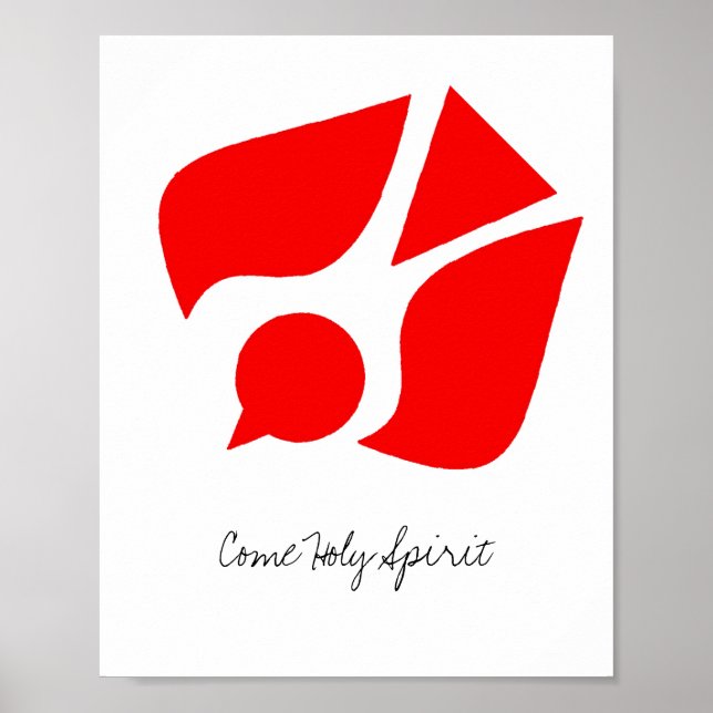 KOMMEN HOLY SPIRIT POSTER (Vorne)