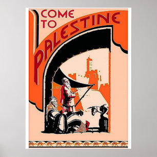 KOMMEN NACH PALESTINE POSTER