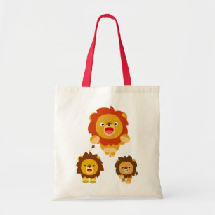 "Kommen Sie!" Drei Niedliche Cartoon Lions Bag Tragetasche