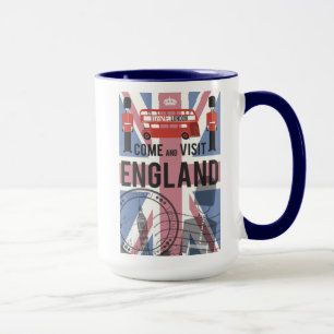Kommen Sie England besichtigen Tasse