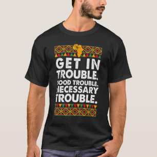Kommen Sie in das nötige Trouble Stolanin Afrika T-Shirt