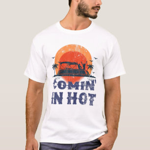 Kommen Sie in Hot Pontoon Boat Funny Boat Schifffa T-Shirt