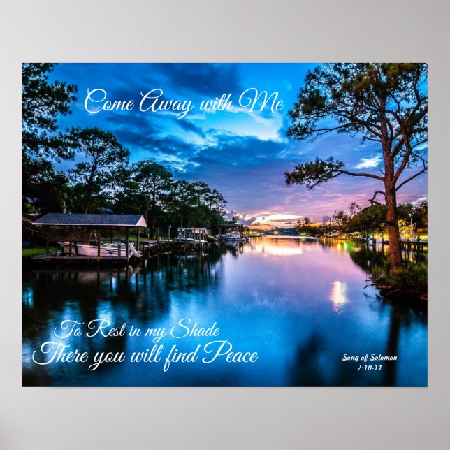 Kommen Sie mit mir Serene Lake Poster weg  (Vorne)