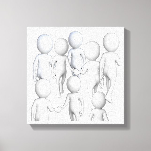 Kommen Sie mit mir spazieren Leinwanddruck (Vorderseite)