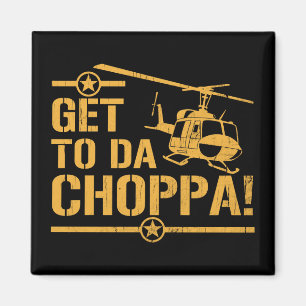 Kommen Sie nach DA Vintager Choppa Magnet