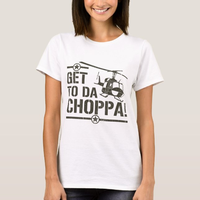 Kommen Sie nach DA Vintager Choppa T-Shirt (Vorderseite)