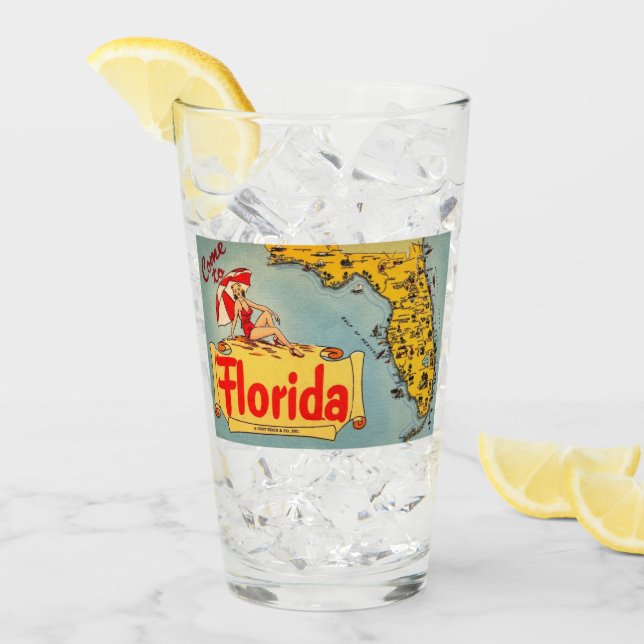 Kommen Sie nach Florida Glas (Vorderseite Ice)