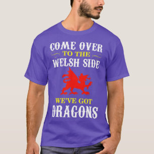Kommen Sie über den walisischen Wales Dragon T-Shirt