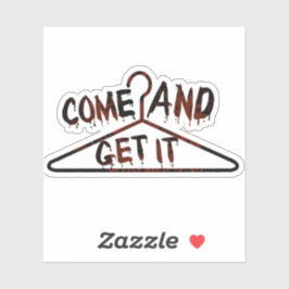 Kommen Sie und holen Sie sich eine Pro-Wahl Aufkleber