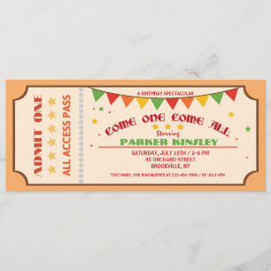 Kommen Sie und kommen Sie alle Einladung