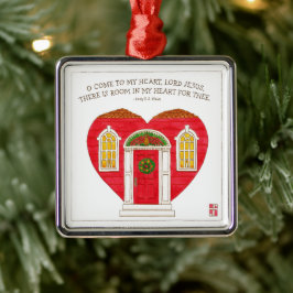 Kommen Sie zu meinem HERRN Jesus Weihnachten Ornament Aus Metall