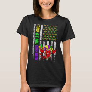 Kommen Sie zu mir Breaux amerikanische Flagge Mard T-Shirt