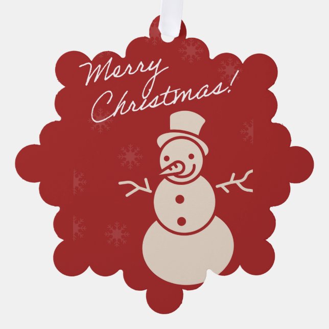 "Kommen Sie zu uns für ein Weihnachtsfest im Jolly Ornament Karte (Vorderseite)