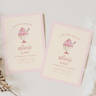 Kommen Sie zu uns für eine Sweet Time Birthday Par Einladung