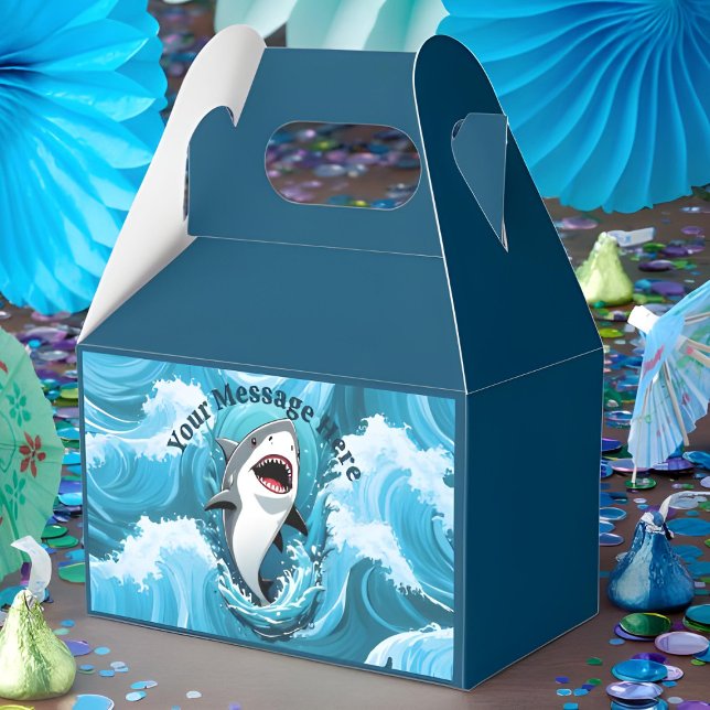 Kommen Sie zu uns für einen bissigen Hai Geschenkschachtel (Von Creator hochgeladen)