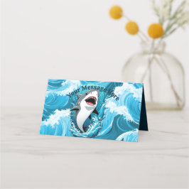 Kommen Sie zu uns für einen bissigen Hai Platzkarte