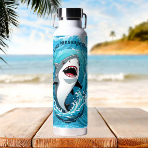 Kommen Sie zu uns für einen bissigen Hai Trinkflasche