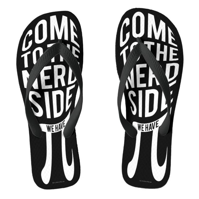 Kommen Sie zum Nerd Flip Flops (Fußbett)
