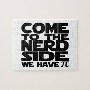 Kommen Sie zum Nerd und wir haben Pi Puzzle