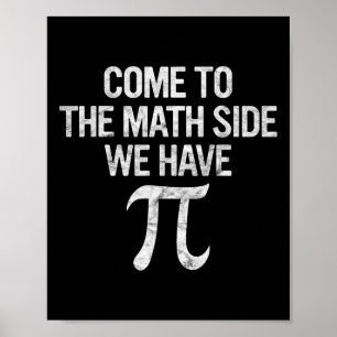 Kommen Sie zur Mathe-Seite haben wir Pi-Geschenk M Poster