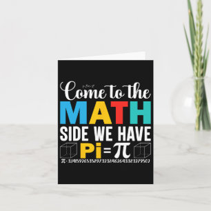Kommen Sie zur Mathematik, wir haben Pi Karte