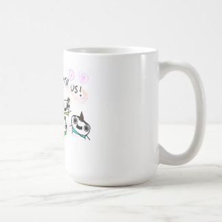 "Kommen Spiel mit uns " Kaffeetasse