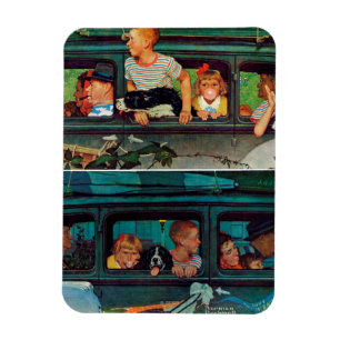 Kommen und Gehen durch Norman Rockwell Magnet