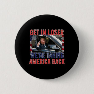 Kommen wir weniger und wir bringen Amerika zurück Button