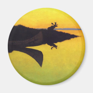 Kommen zum Anruf ~ Frederic Remington Magnet