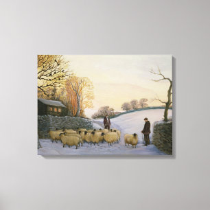 kommende Zuhause Leinwanddruck