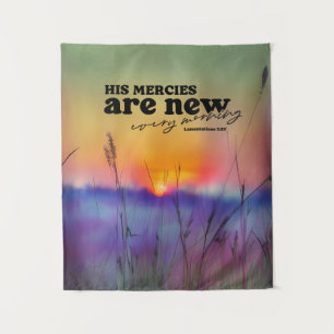 Kommentare 3:23 Seine Mercies sind neue Bibel Vers Wandteppich