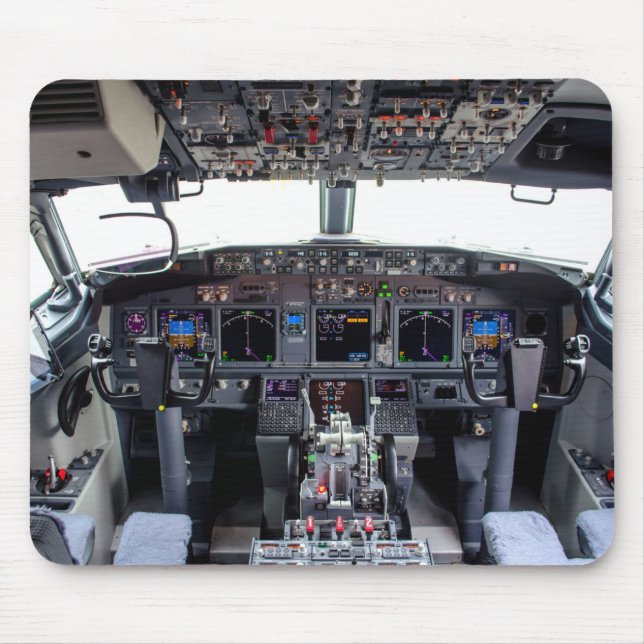 Kommerziell Jet Cockpit Mousepad (Vorne)