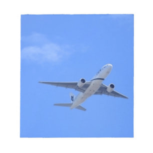 Kommerzieller Airliner Notizblock