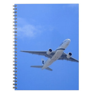 Kommerzieller Airliner Notizblock