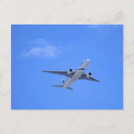 Kommerzieller Airliner Postkarte