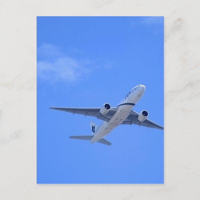 Kommerzieller Airliner Postkarte (Vorderseite)