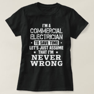 Kommerzieller Elektriker T-Shirt