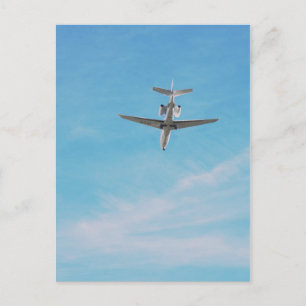 Kommerzieller Jet Postkarte